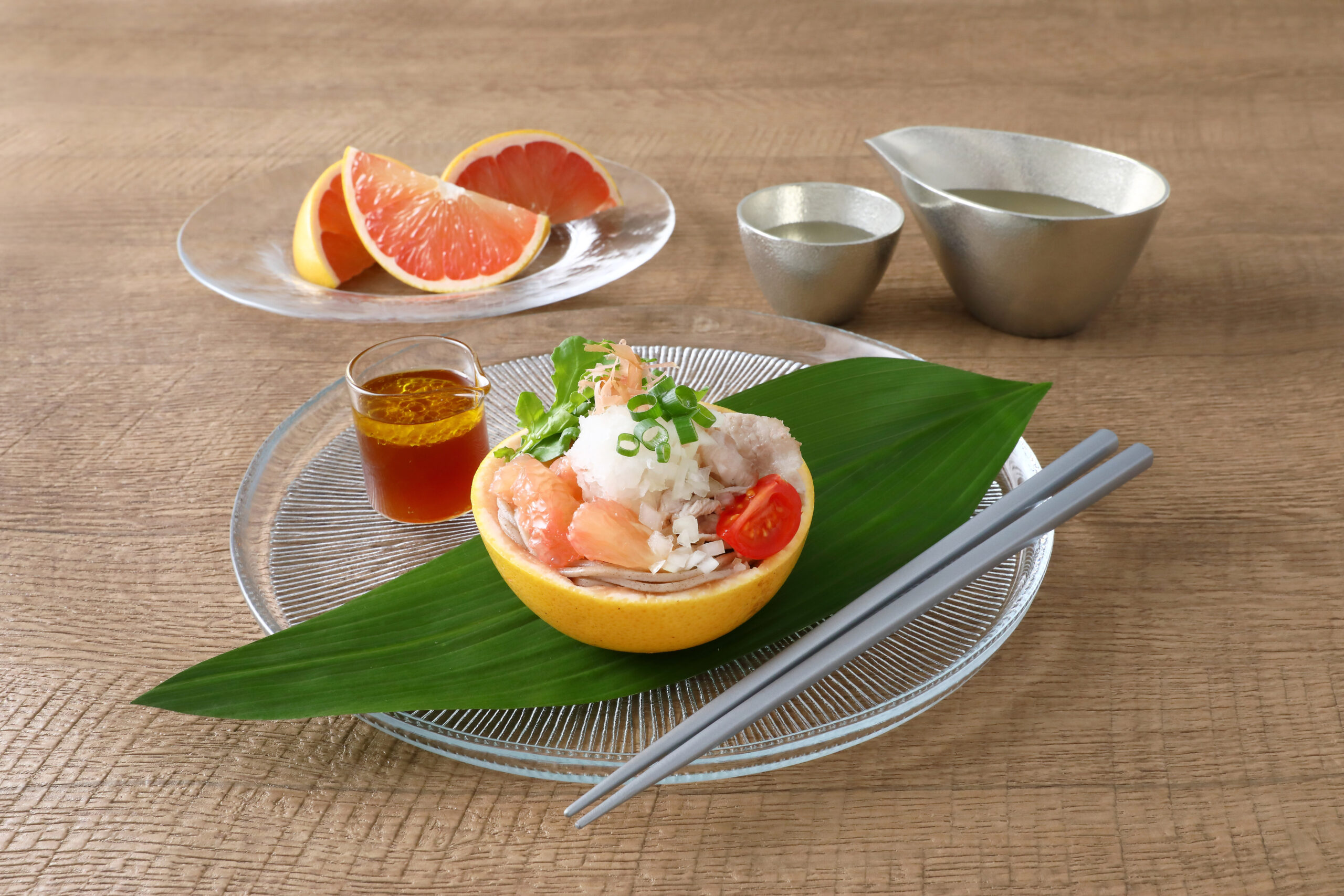 Fukui Echizen Oroshi Soba With Florida Grapefruit